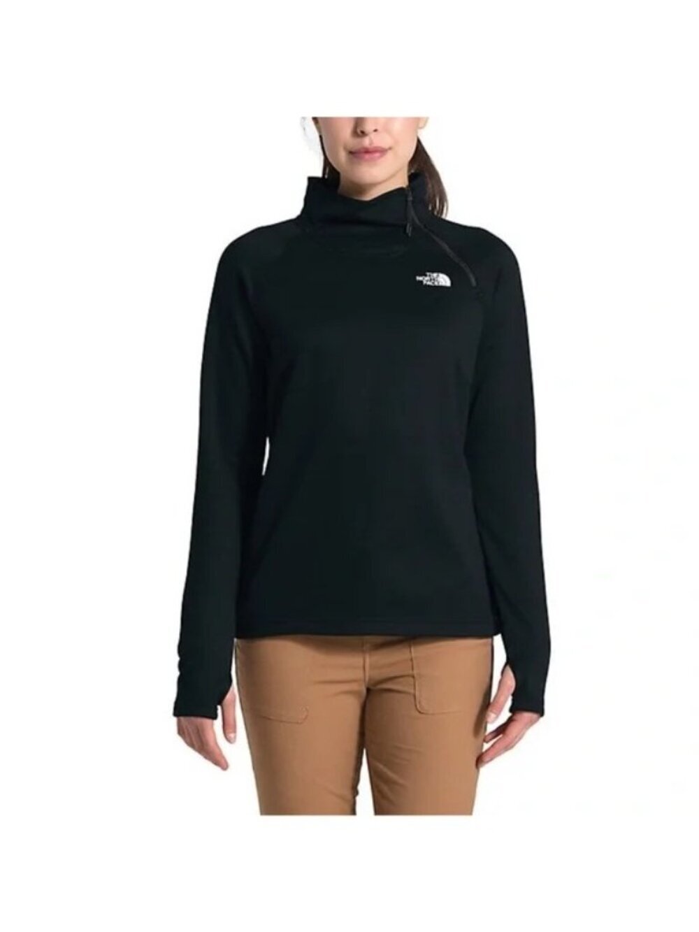 The North Face Black Canyonlands 1/4 Zip Sweatshirt Medium Lightweight Fleece Li - Picture 2 of 7